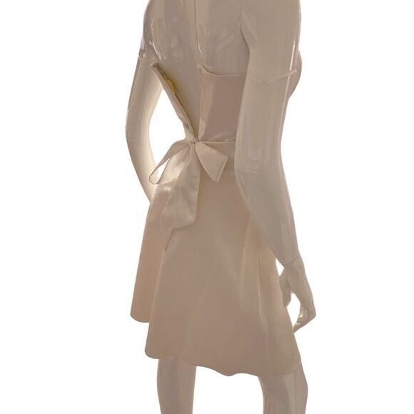 White House Black Market White Strapless Mini Dress size 2 - Picture 5 of 10